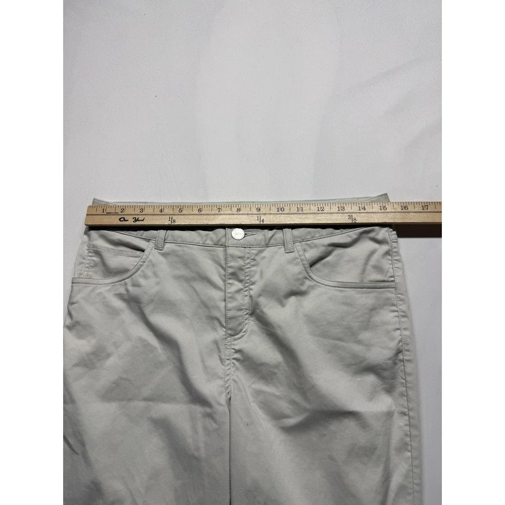 Nike Dri Fit Golf Pants Mens XL‎ Beige Cotton Performance Straight Leg Athletic